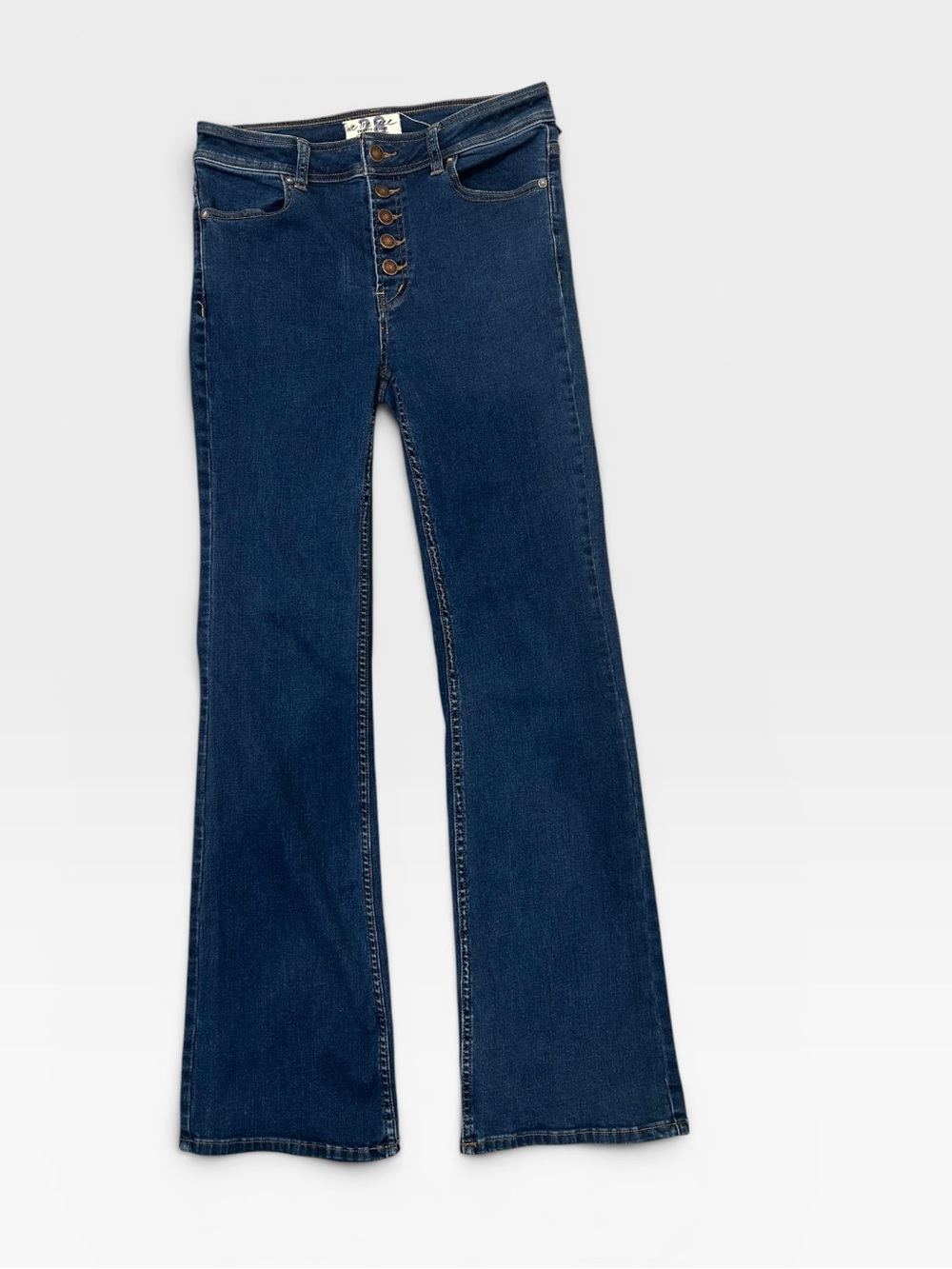 We The Free Twenty Eight Button Fly Jeans | Size 30 | 32” Inseam | Boho Denim